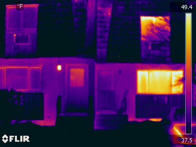 Residential Exterior Thermographic View