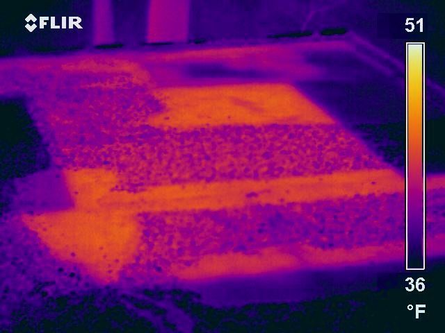 Roof Thermographic View